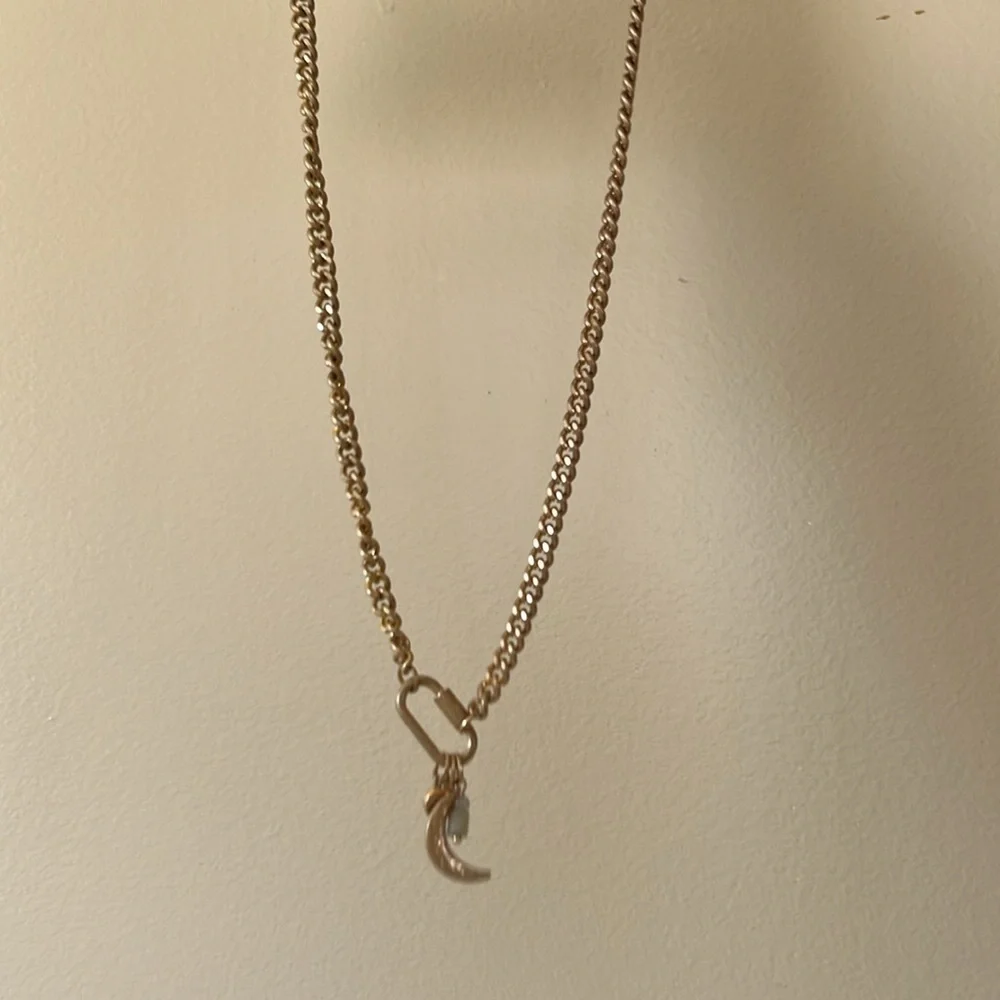 Universal Thread Crescent Necklace
